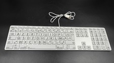 Clavier USB Filaire AZERTY LogicKeyboard APPLE A1243 Blanc Remis À Neuf