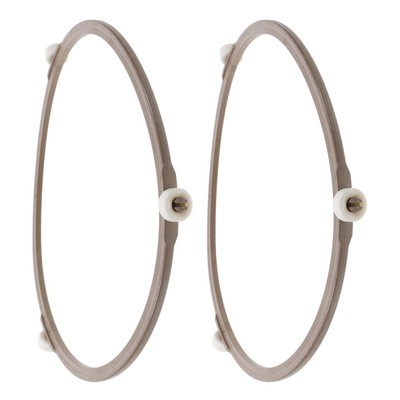  2 Pcs Rotationsscheibenklasse Rollenstützring Für Mikrowellentabletts