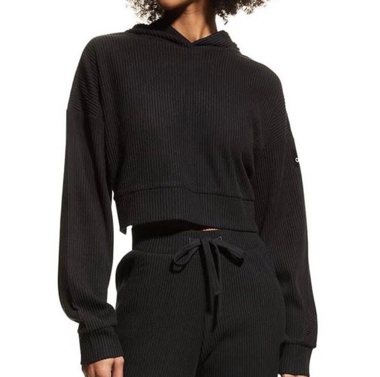 Alo Yoga Muse Hoodie Black XS | eBay