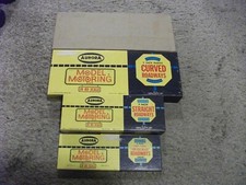 Large Lot Of Aurora Model Motoring Slot Car Track Pieces In Boxes Straight Curve