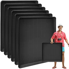 Large Oil Change Drain Pan 22in 6 Pack Auto Oil Drip Tray Plastic Catch Pan