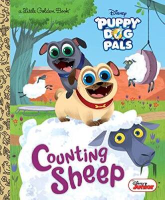 Counting Sheep (Disney Junior Puppy Dog Pals) (Little Golden Book) - VERY GOOD