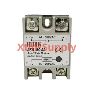 1PC BRAND NEW FQFER SSR80AA Single-phase solid-state relay SSR-80AA | eBay