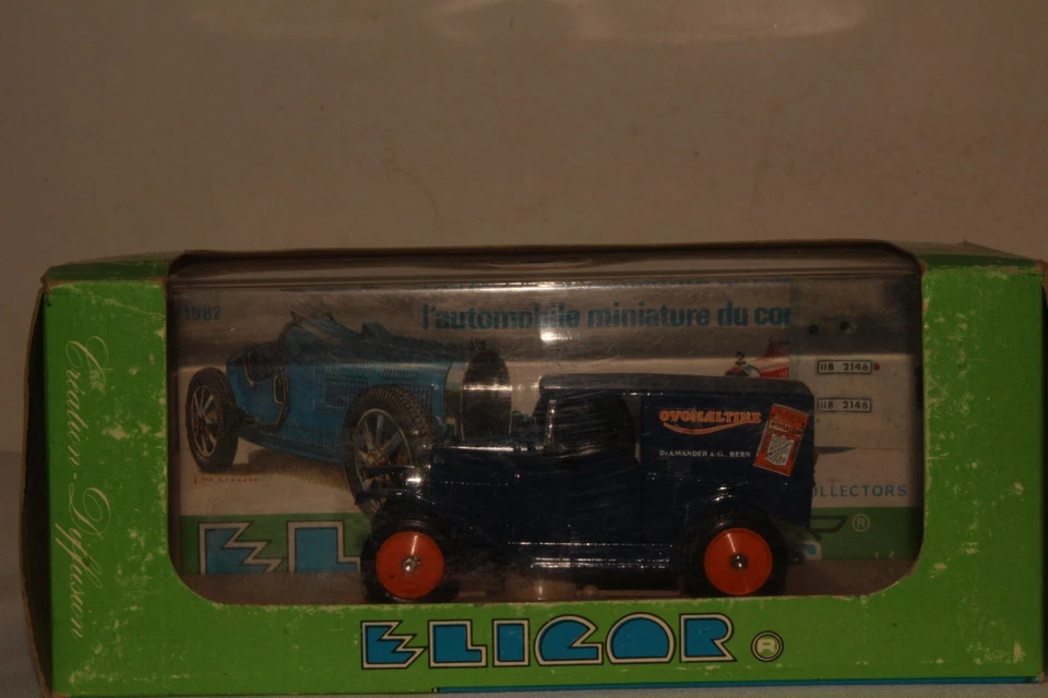 Camión de reparto Opel Eligor #1064 1925, Ovomaltine escala 1:43 en caja Foto 2 de 4