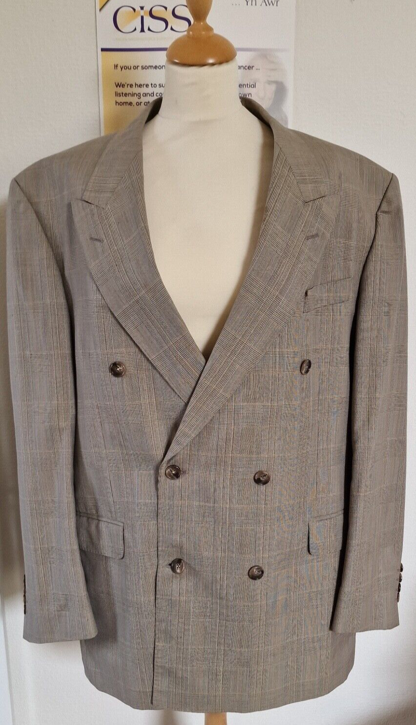 Yves Saint Laurent Giacca Uomo a Scacchi (46)