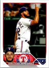 2023 Topps Update Jonathan Hernandez Texas Rangers #US312