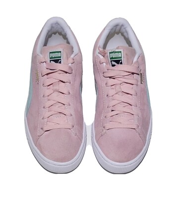 PUMA Suede Classic XXI Sneakers JR in Lotus/Eggshell Blue SIZE 7C