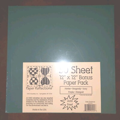 Paper Reflections 12 X 12 50 Paper Pack Acid Free Made In U.S DMD Ind