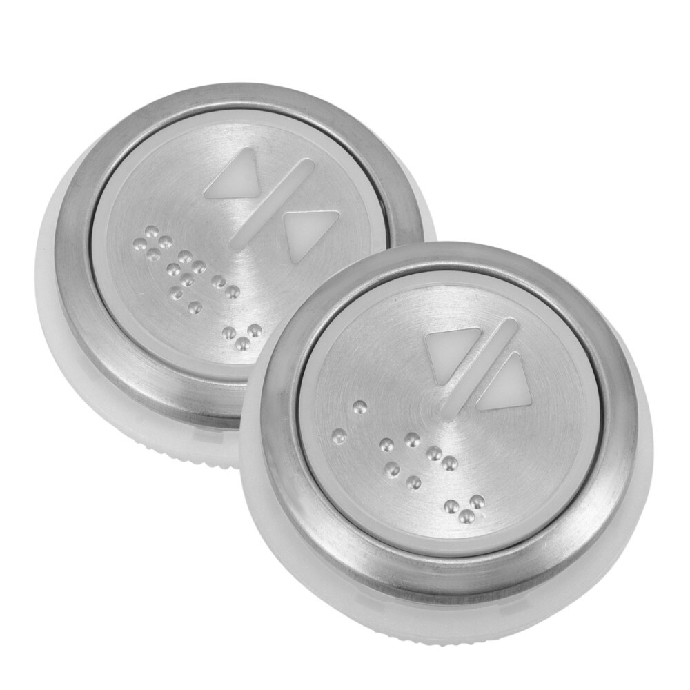 6 Pcs Elevator Button with Braille Accessories Stainless Steel eBay
