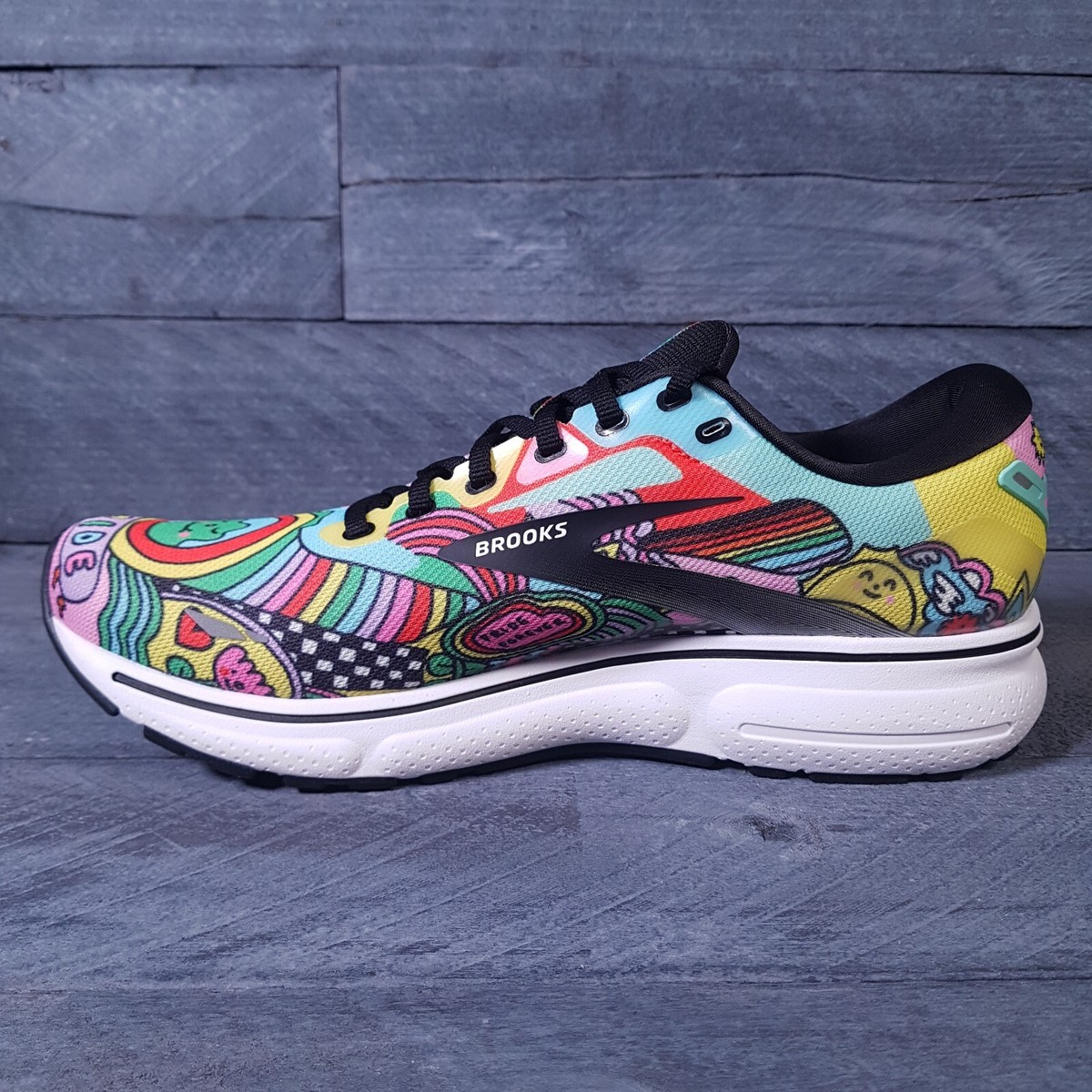 BROOKS Ghost 15 Wednesday Holmes Running Shoes Mens 8-13 Pride