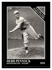 1991 Conlon Collection TSN #143 Herb Pennock