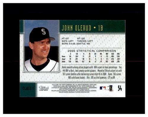 JOHN OLERUD YOU PICK EVERY CARD ROOKIES, INSERTS HIGH GRADE CARDS HUNDREDS!!! - Picture 126 of 260