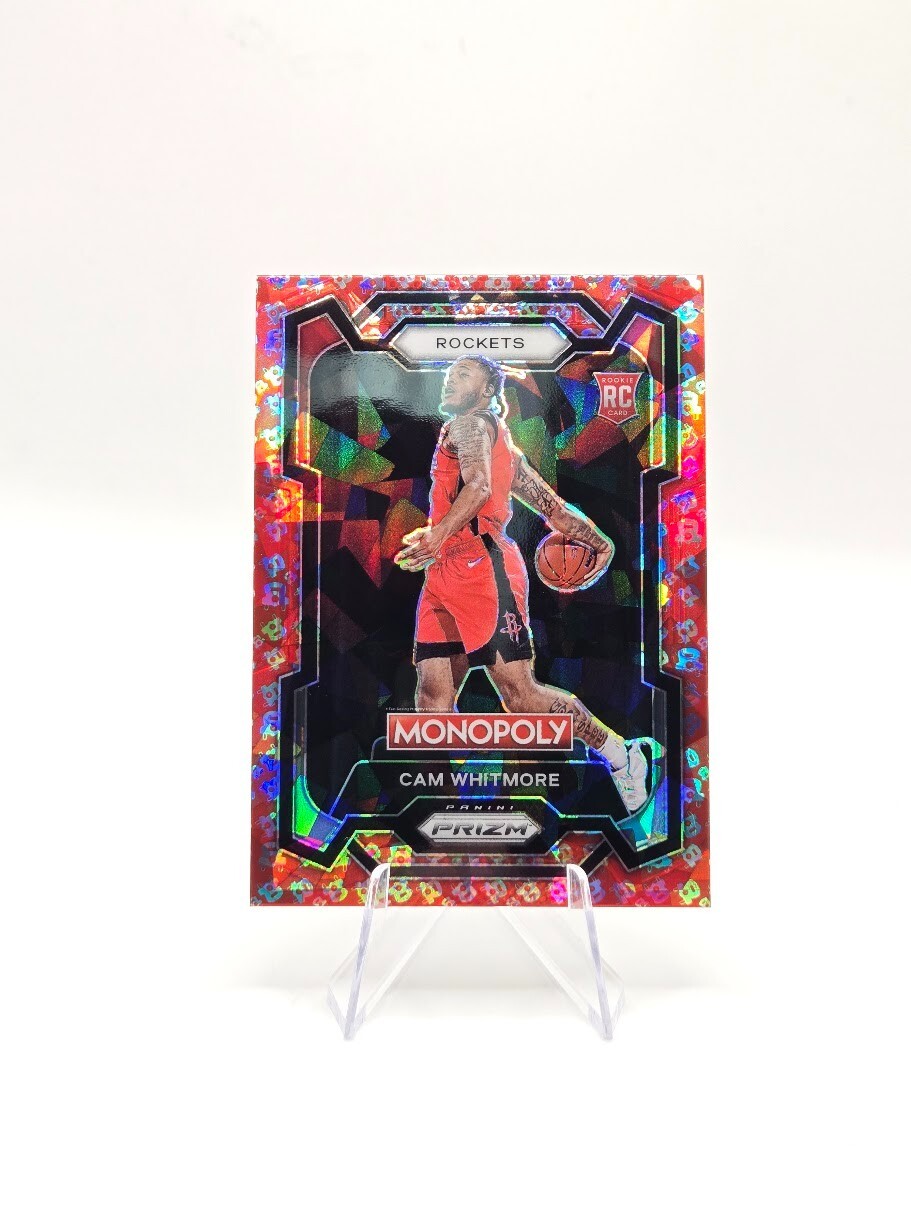 Cam Whitmore 2023-24 Panini Prizm Monopoly RC Free Parking SP #31 Rockets