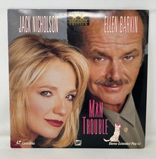 Man Trouble Laserdisc 1976-85 Widescreen LD WS Laser Disc Jack Nicholson Barkin