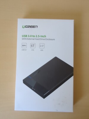 UGreen USB to SATA External Hard Drive Enclosure 6TB New in  Box