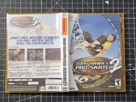 Dreamcast Tony Hawks Pro Skater 2 Custom Case - NO Game or Manual