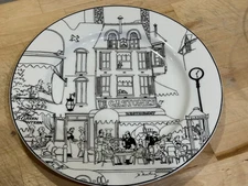 Epoch Collection LE RESTAURANT dinner plates 10 3/4"