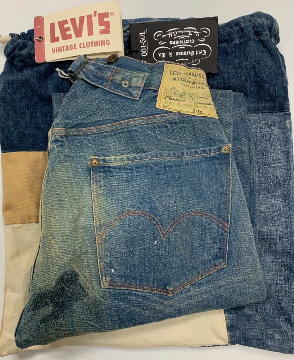 Levis Vintage Clothing LVC Vault Piece 1915 201 Jeans Levi's USA 234 Denim  Levi