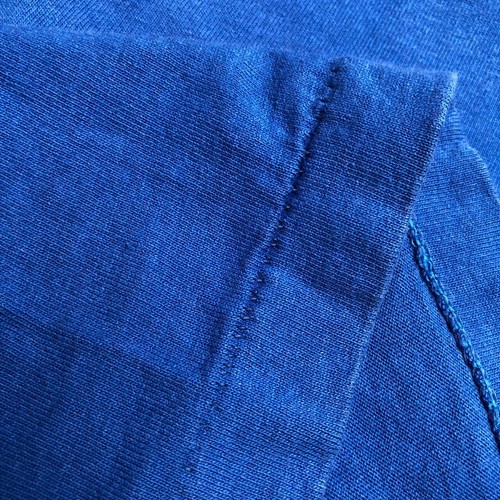 T-shirt single stitch NIRVANA STAFF BLUE NEVERMIND UK. TOUR Long Sleeve Size XL - Picture 9 of 23