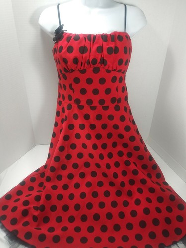 ruby rox polka dot dress