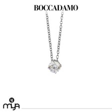 COLLANA BOCCADAMO MYA da Donna, in acciaio, punto luce con zircone ref. BRGR02