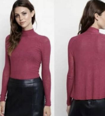 Free People Intimately Weekend Snuggle Top Sz Medium Turtleneck Long Sleeve