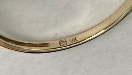 Anillo de citrino de oro de 9 quilates - talla U - Imagen 5 de 7