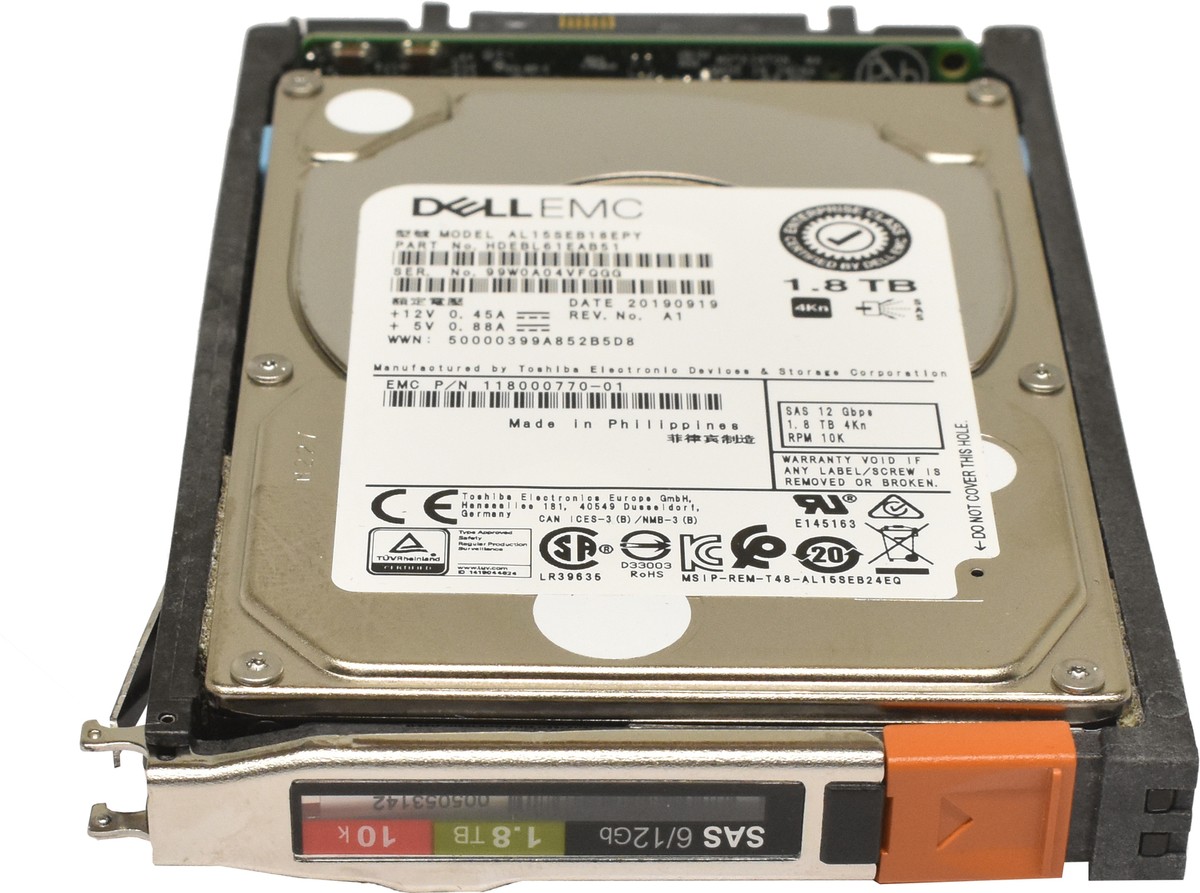 Dell EMC 1.8TB 2.5