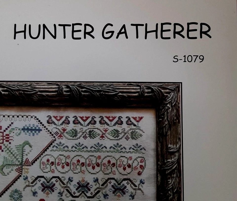 Cross Stitch Leaflet Rosewood Manor HUNTER GATHERER S-1079 Deer Nature Theme - Image 3 of 4