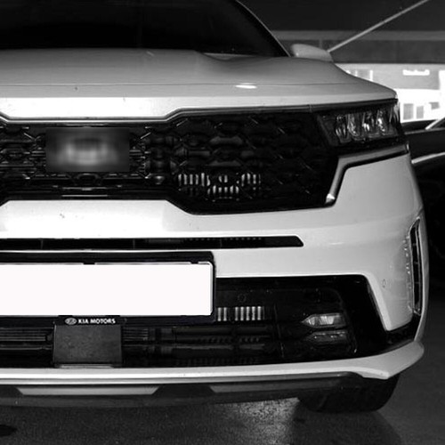 Carbon Fibre Front Bumper Side Trim Air Vent Cover For Kia Sorento MQ4 2021-2023 - Picture 4 of 6
