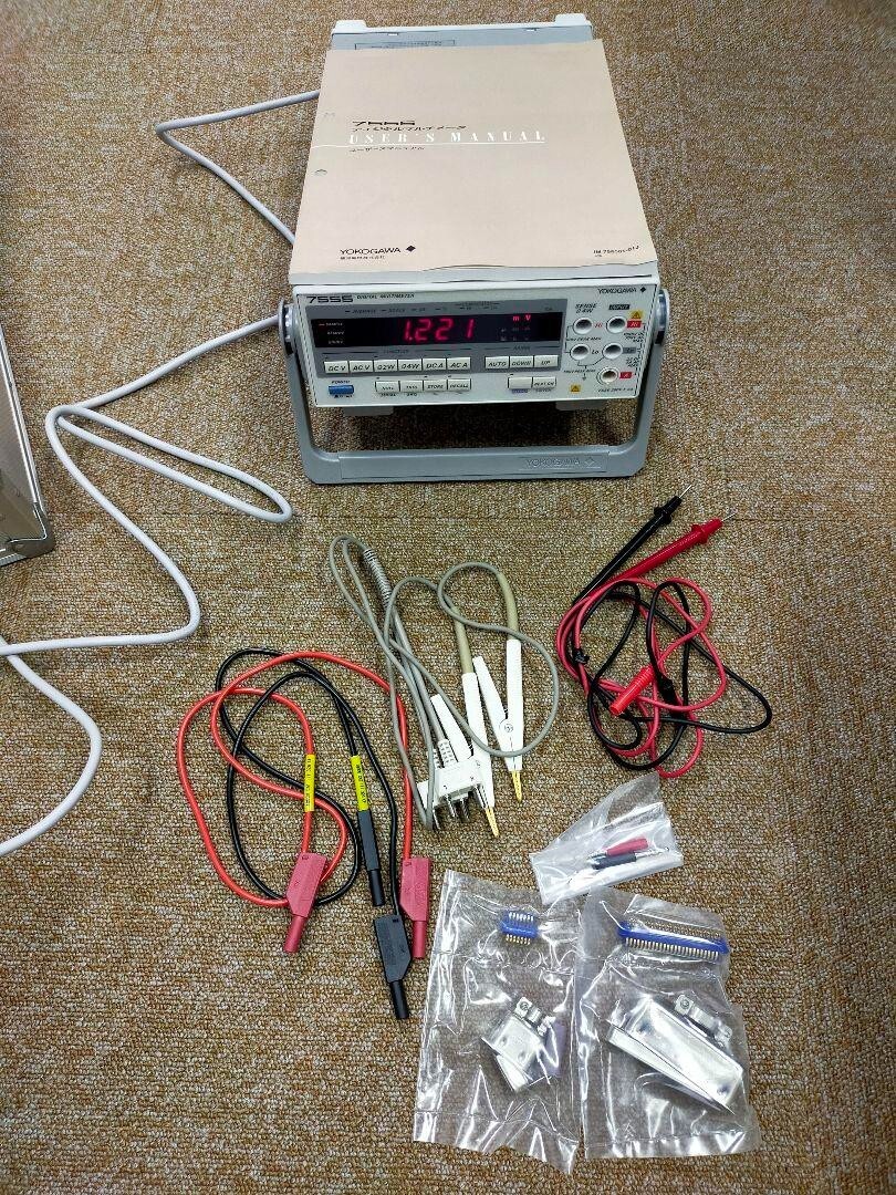normページ YOKOGAWA 7555 5.5 Digit Digital Multimeter RS-232C GP-IB Bench
