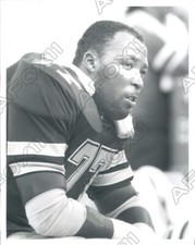 1984 Dallas Cowboys Football Defensive End Jim Jeffcoat Press Photo