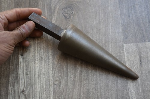 Vintage gunsmith blacksmith tinsmith hardy Cone handmade Iron anvil 36.01 oz