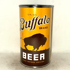 Buffalo OI REPLICA / NOVELTY beer can, paper label