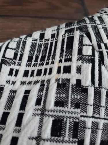 Calvin Klein Black White Blazer Jacket Size UK 12 Designer Geometric - Picture 5 of 11