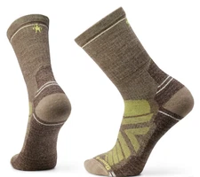 Smartwool Hike Light Cushion Crew Socks Military Olive Fossil Unisex Merino Wool