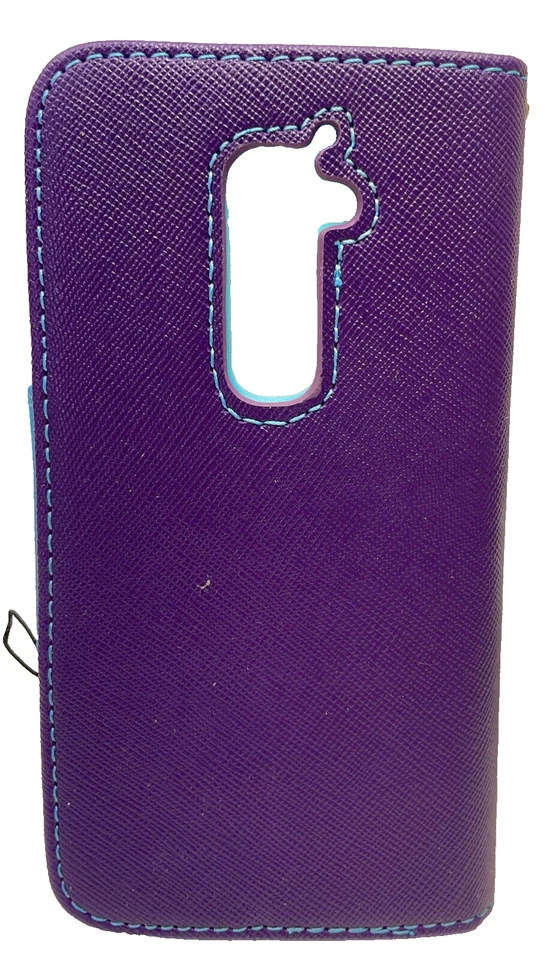 Sonne Premium Wallet Case For LG G2 - Purple/Blue - Image 2 of 4