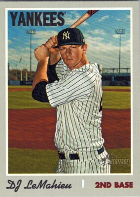 2019 Topps Heritage #546 D.J. LeMahieu New York Yankees