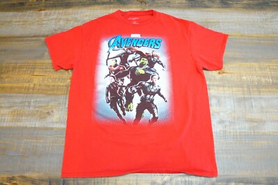 MARVEL Avengers Endgame T-Shirt Red Men's Size L