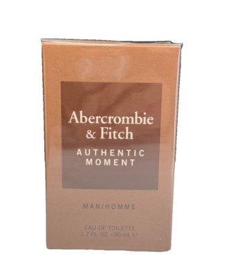 Abercrombie & Fitch Authentic Moment Man/Homme Eau De Toilette 1.7 oz NIB