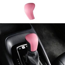 1pc Abs Matte Pink Gear Shift Knob Cover Trim For Toyota Camry 2018-2024
