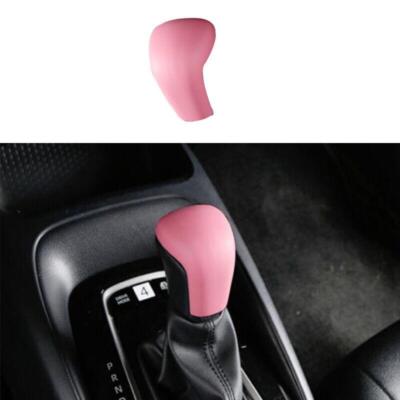 1PC ABS Matte Pink Gear Shift Knob Cover Trim For Toyota Corolla 2019-2024