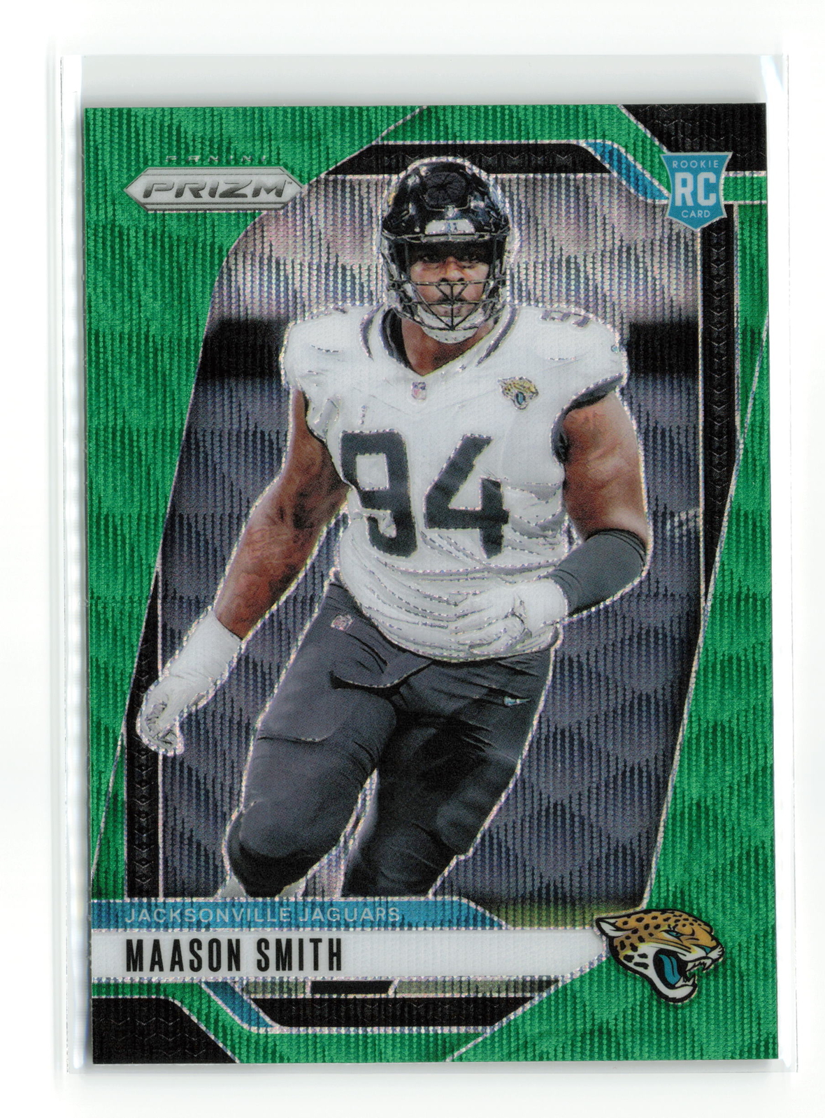 MAASON SMITH #368 RC 2024 PANINI PRIZM JAGUARS GREEN WAVE