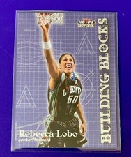 1999 Fleer Skybox Rebecca Lobo  “Building Blocks” #2 SSP  - New York Liberty