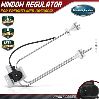 Front Left Power Window Regulator w/ Motor for Freightliner