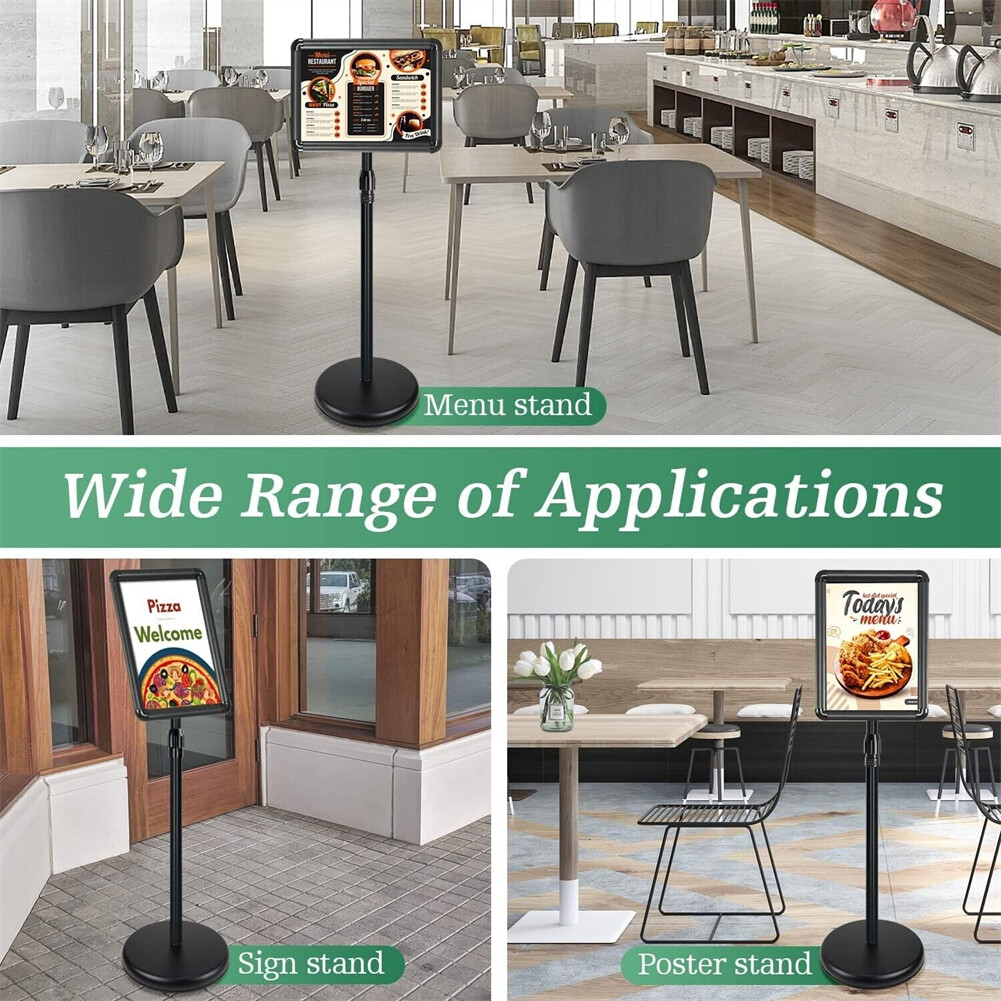 A3/A4 Floor Standing Sign Holder Poster Menu Floor Display Stand