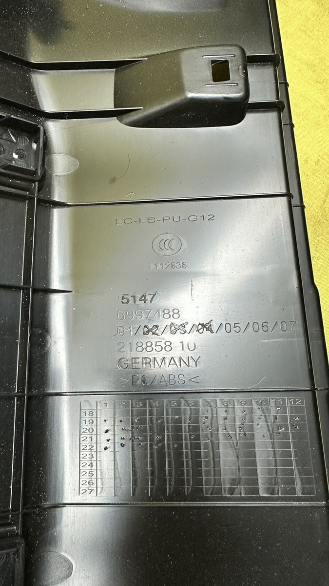 2020 20 BMW Trunk Loading Edge Trim Trunk Stainless 51476997488 