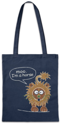 Moo I'm A Horse Stofftasche Einkaufstasche Modern Dylan Fun Family Lion Symbol