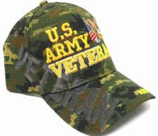 US Army Baseball Cap, Military Camouflage Hat, Digital Camo Officially Licensed
