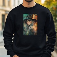 Witch Portrait Sweatshirt Cosy and Perfect for Any Occasion S to 4XL